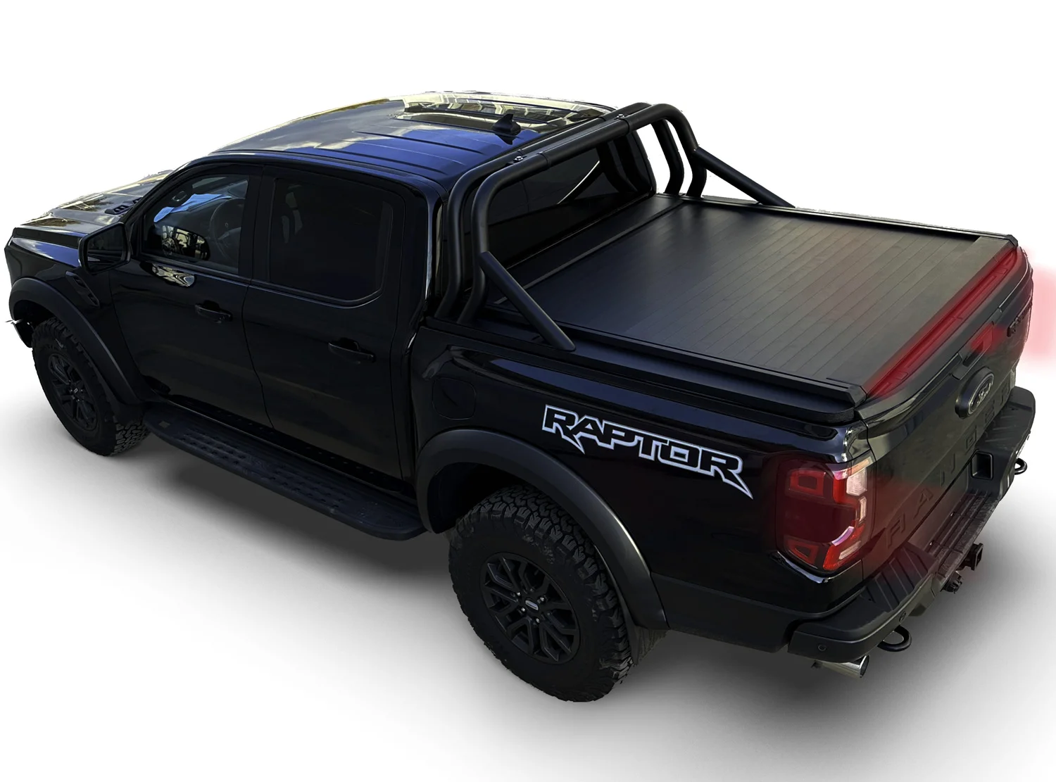 Laderaumabdeckung Tessera SE+ Ford Ranger (P703) 2023+ PHEV 010 Laderaumabdeckung Rollverdeck Tessera SE+ manuell für Ford Ranger (P703) PHEV 2023+ D/C TESS 16062 SE+ black matt