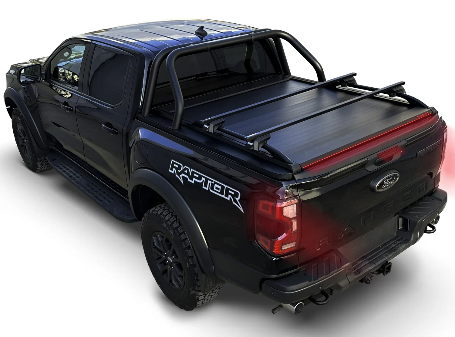 Laderaumabdeckung Tessera SE+ Ford Ranger (P703) 2023+ PHEV 017 Laderaumabdeckung Rollverdeck Tessera SE+ manuell für Ford Ranger (P703) PHEV 2023+ D/C TESS 16062 SE+ black matt