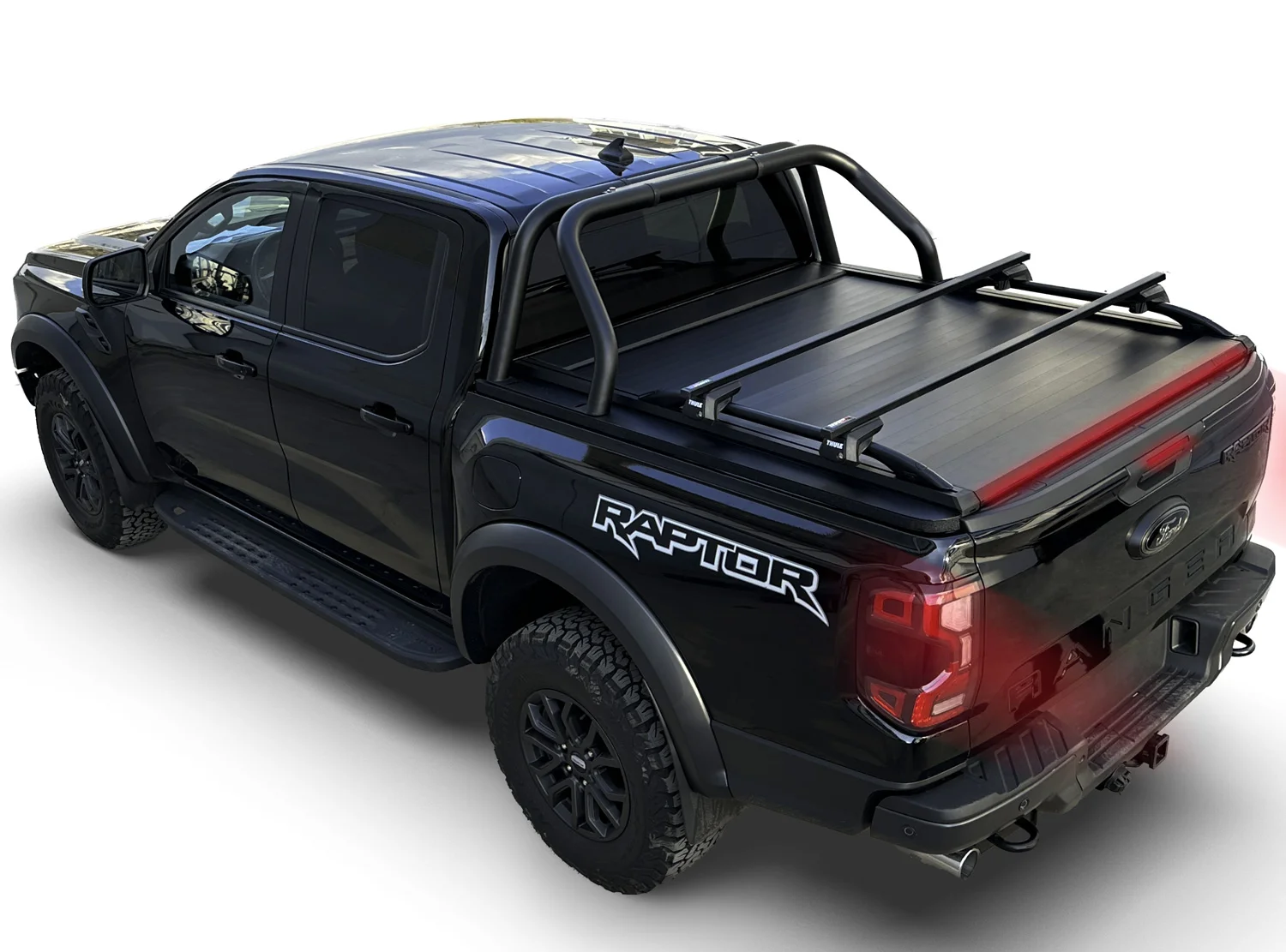 Laderaumabdeckung Tessera SE+ Ford Ranger (P703) 2023+ PHEV 022 Laderaumabdeckung Rollverdeck Tessera SE+ manuell für Ford Ranger (P703) Raptor 2023+ D/C TESS 16061 SE+ black matt