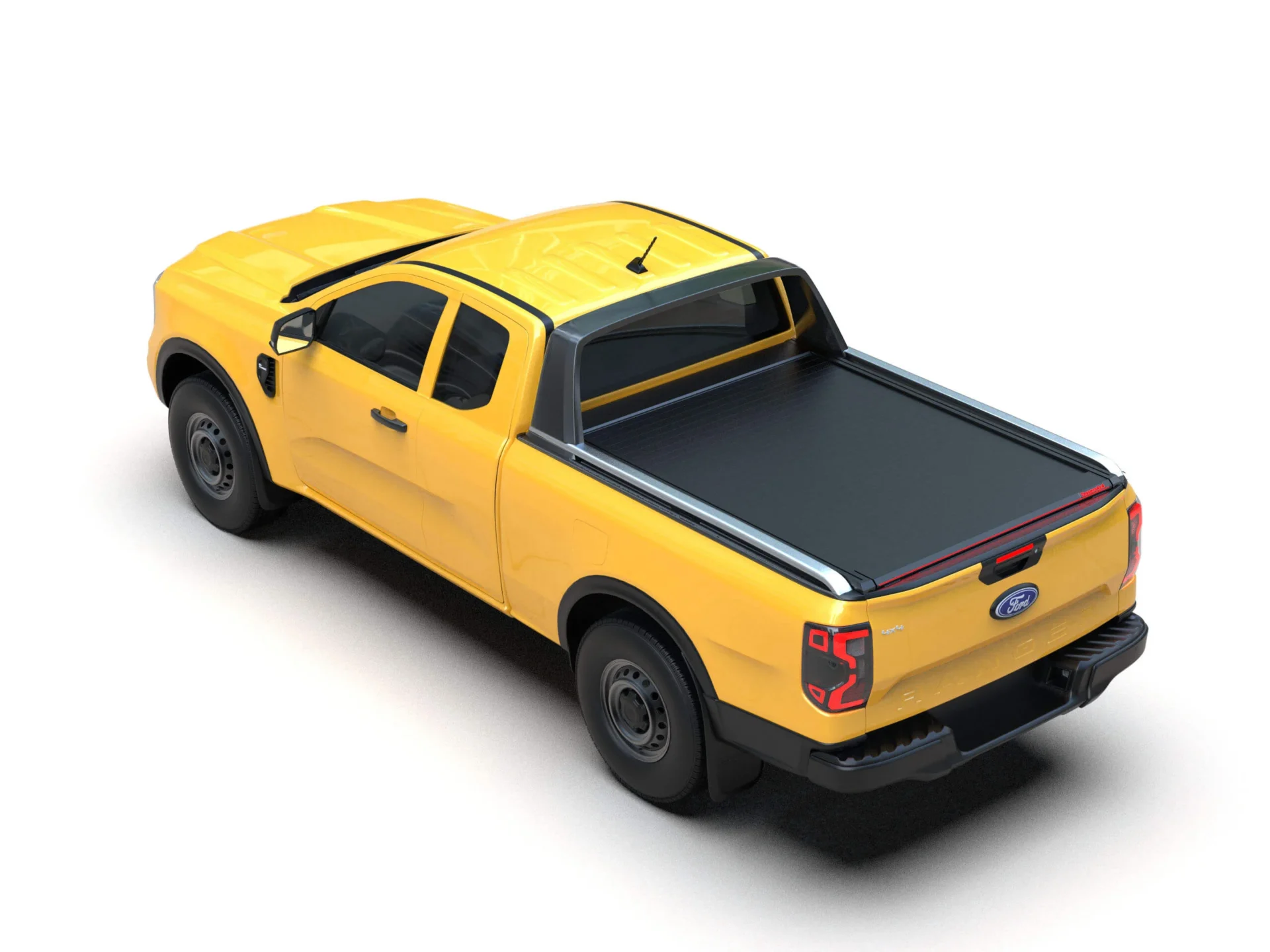 Laderaumabdeckung Tessera SE+ Ford Ranger (P703) 2023+ WILDTRAK PLATINUM RAPTOR 004 Laderaumabdeckung Rollverdeck Tessera SE+ manuell für FORD Ranger Wildtrak T6.2 P703 2023+ Extrakabine TESS 16090 SE+ black matt