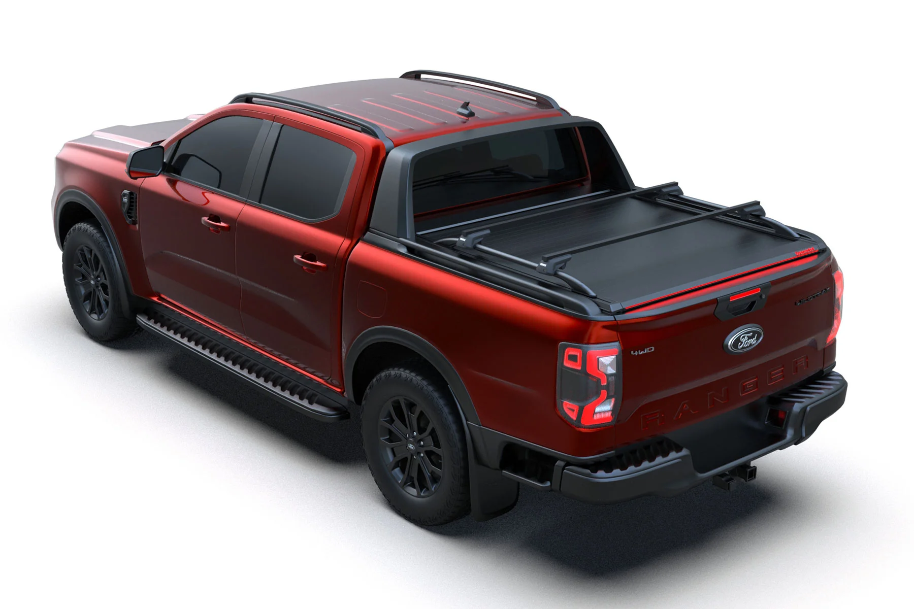 Laderaumabdeckung Tessera SE+ Ford Ranger (P703) 2023+ WILDTRAK PLATINUM RAPTOR 006 Laderaumabdeckung Rollverdeck Tessera SE+ manuell für FORD Ranger T6.2 P703 WILDTRAK / RAPTOR 2023+ TESS 16080 SE+ black matt