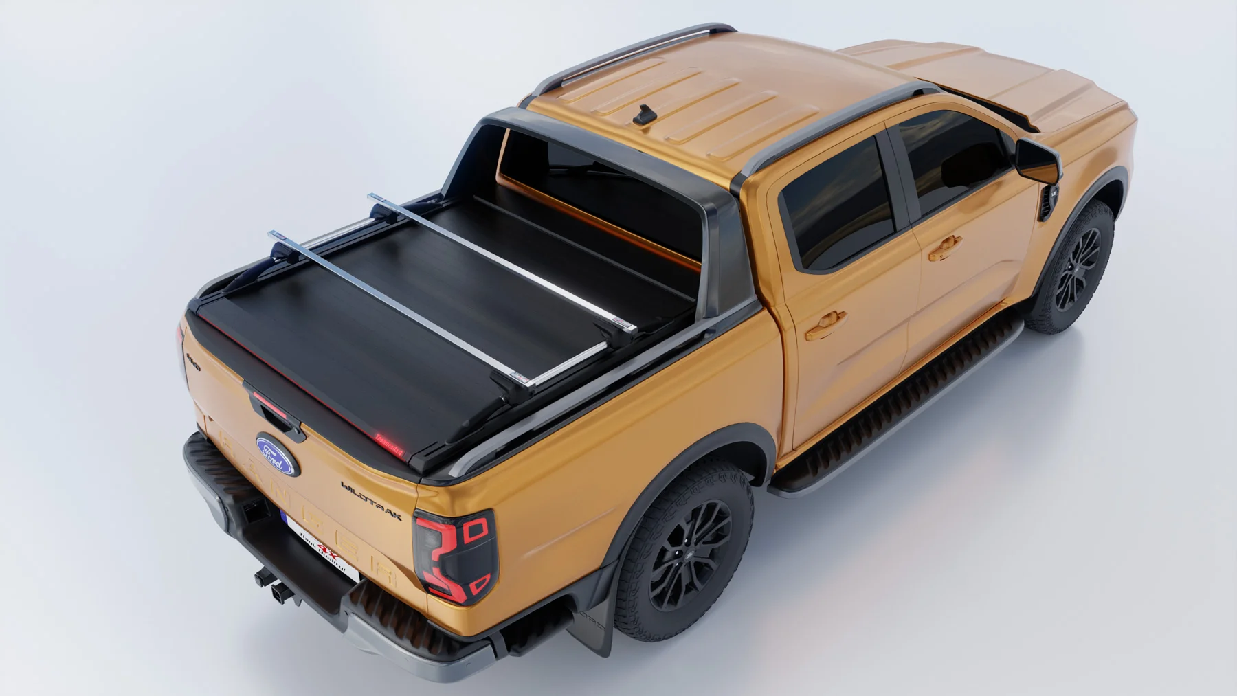 Laderaumabdeckung Tessera SE+ Ford Ranger (P703) 2023+ WILDTRAK PLATINUM RAPTOR 009 Laderaumabdeckung Rollverdeck Tessera SE+ manuell für FORD Ranger T6.2 P703 WILDTRAK / RAPTOR 2023+ TESS 16080 SE+ black matt