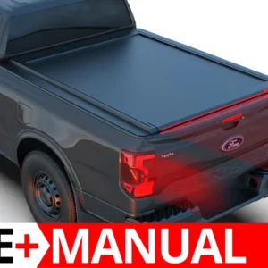 Laderaumabdeckung Rollverdeck Tessera SE+ manuell für Ford Ranger T6.2 (P703) 2023+ S/C TESS 16070 SE+ black matt