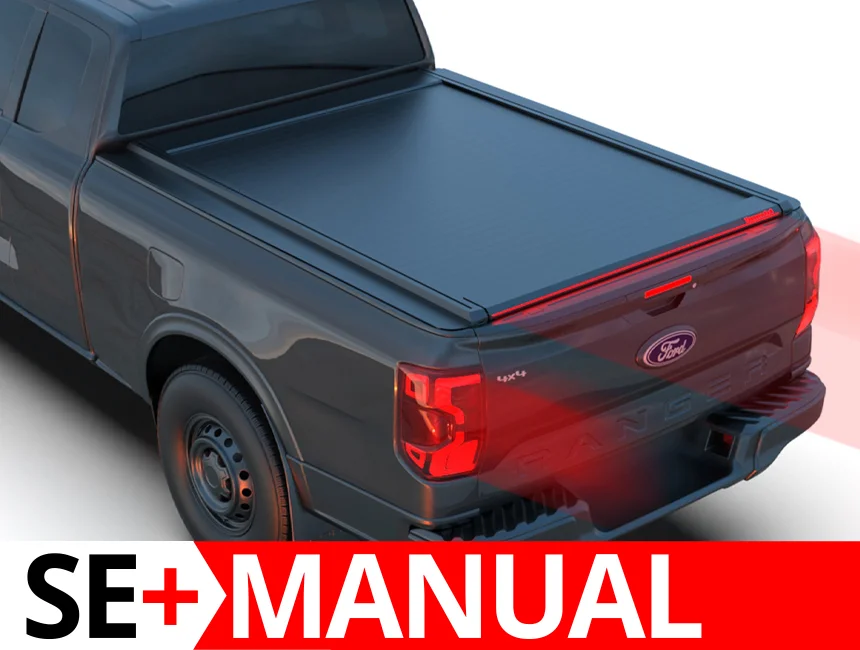 Laderaumabdeckung Rollverdeck Tessera SE+ manuell für Ford Ranger T6.2 (P703) 2023+ S/C TESS 16070 SE+ black matt
