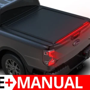 Laderaumabdeckung Rollverdeck Tessera SE+ manuell für Ford Ranger T6.2 (P703) 2023+ D/C TESS 16060 SE+ black matt