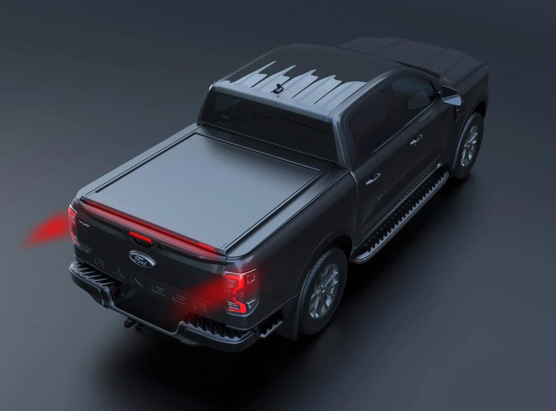 Laderaumabdeckung Tessera SE+ Ford Ranger (P703) 2023 XL XLT LIMITED MS-RT 005 Laderaumabdeckung Rollverdeck Tessera SE+ manuell für Ford Ranger T6.2 (P703) 2023+ D/C TESS 16060 SE+ black matt