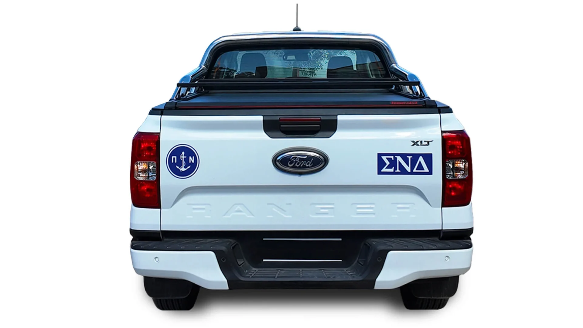 Laderaumabdeckung Tessera SE+ Ford Ranger (P703) 2023+ XLT SPORT 004 Laderaumabdeckung Rollverdeck Tessera SE+ manuell für FORD Ranger T6.2 P703 2023+ mit OEM Überrollbügel D/C TESS 16060 SE+ black matt