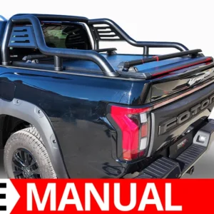 Laderaumabdeckung Rollverdeck Tessera SE manuell für Foton Tunland V9 2024+ mit OEM Rollbar TESS 15441 SE black matt
