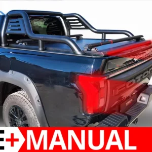 Laderaumabdeckung Rollverdeck Tessera SE+ manuell für Foton Tunland V9 2024+ mit OEM Rollbar TESS 16431 SE+ black matt