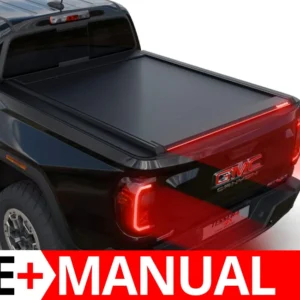 Laderaumabdeckung Rollverdeck Tessera SE manuell für GMC Canyon 2023+ TESS 1634 SE+ black matt