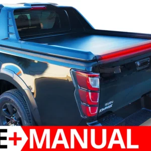 Laderaumabdeckung Rollverdeck Tessera SE+ manuell für ISUZU D-Max 2025+ D/C mit OEM Rollbar (NEUE Version) TESS 160412 SE black matt