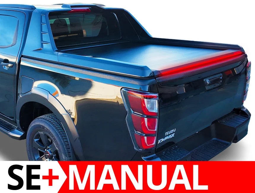 Laderaumabdeckung Rollverdeck Tessera SE+ manuell für ISUZU D-Max 2025+ D/C mit OEM Rollbar (NEUE Version) TESS 160412 SE black matt