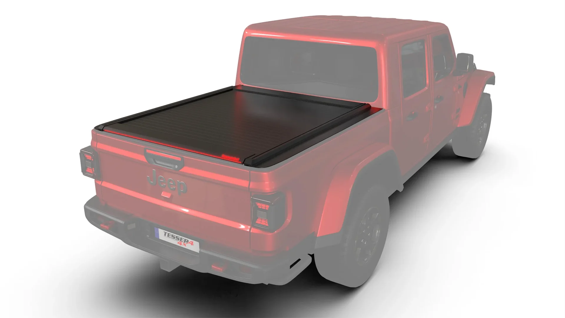Laderaumabdeckung Tessera SE+ Jeep Gladiator 2020+ 002 Laderaumabdeckung Rollverdeck Tessera SE+ manuell für Jeep Gladiator 2020+ D/C TESS 1622 SE+ black matt