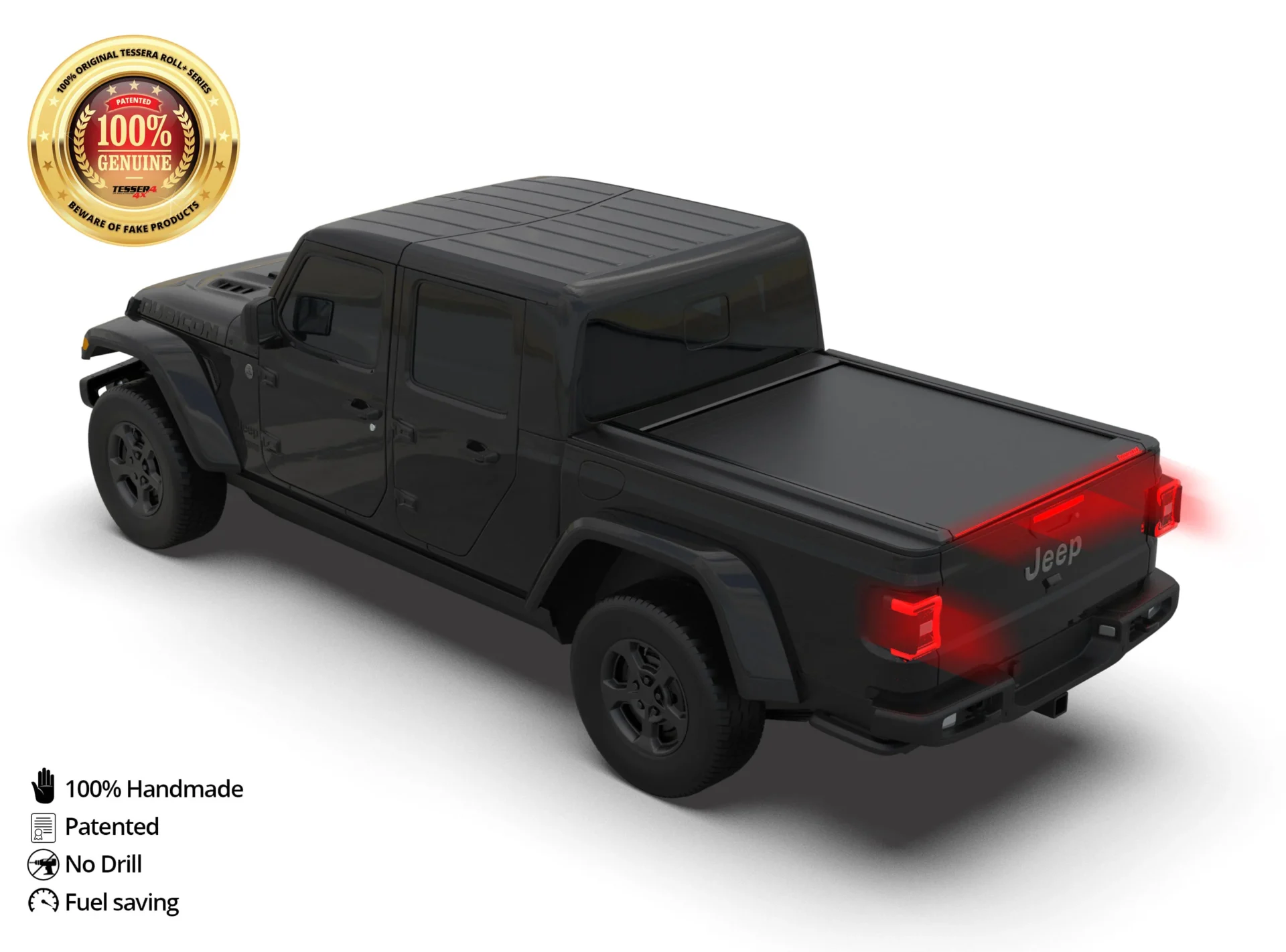 Laderaumabdeckung Tessera SE+ Jeep Gladiator 2020+ 004 Laderaumabdeckung Rollverdeck Tessera SE+ manuell für Jeep Gladiator 2020+ D/C TESS 1622 SE+ black matt