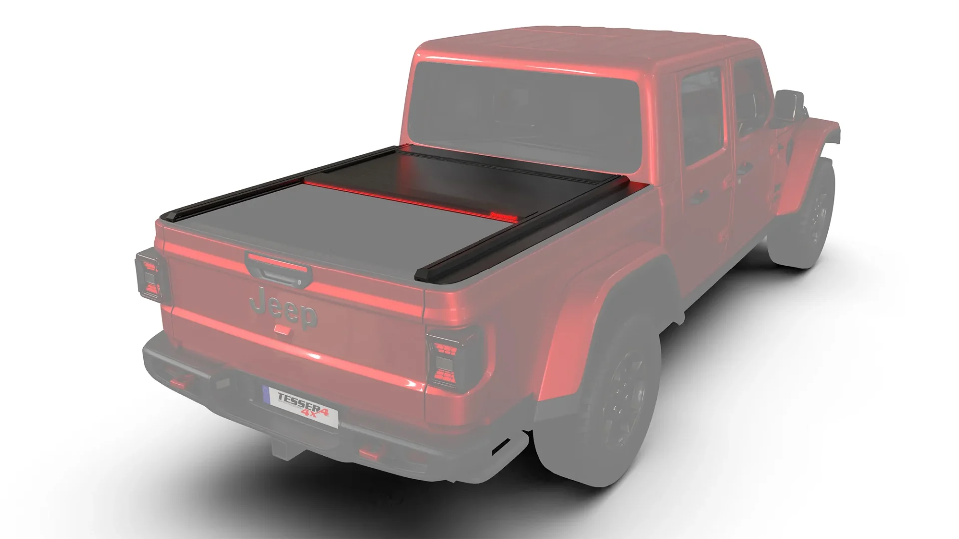 Laderaumabdeckung Tessera SE+ Jeep Gladiator 2020+ 005 Laderaumabdeckung Rollverdeck Tessera SE+ manuell für Jeep Gladiator 2020+ D/C TESS 1622 SE+ black matt