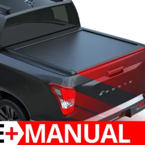 Laderaumabdeckung Rollverdeck Tessera SE+ manuell für KGM SsangYong Musso Rexton Sports (136,5 cm) 2018+ D/C TESS 16082 SE+ black matt
