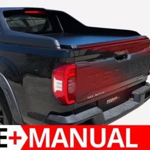 Laderaumabdeckung Rollverdeck Tessera SE+ manuell für Maxus T60 MAX PLUS 2025+ D/C mit OEM rollbar TESS 16451 SE+ black matt