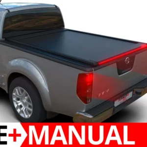 Laderaumabdeckung Rollverdeck Tessera SE+ manuell für Navara D40 Extrakabine TESS 1603 SE+ black matt