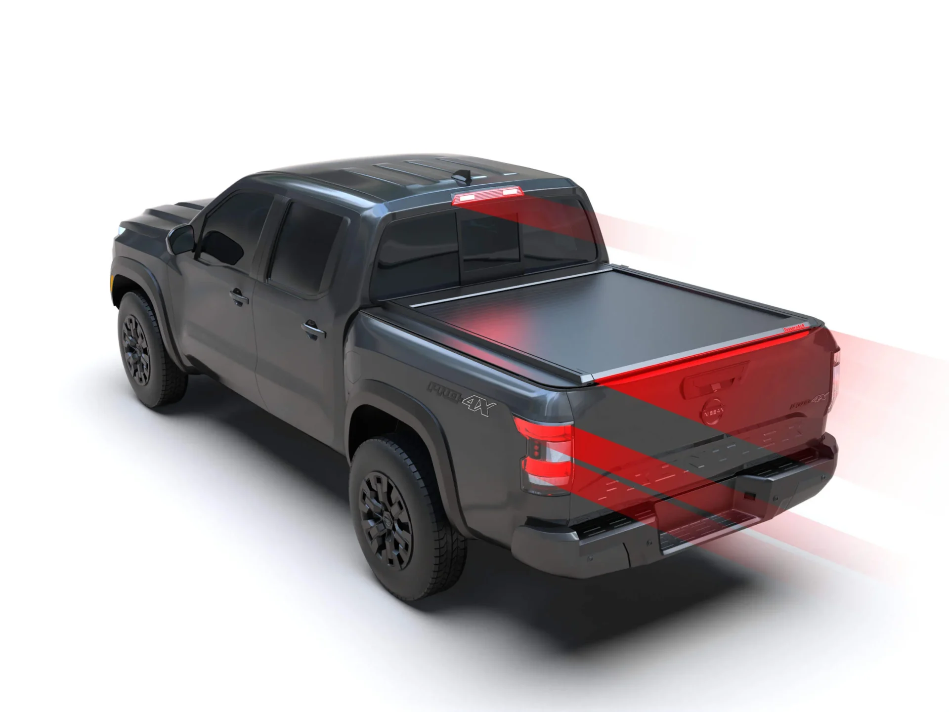 Laderaumabdeckung Rollverdeck Tessera SE+ manuell für Nissan Frontier 2022+ Short Bed 5 feet double cab (D/C) TESS 16141 SE black matt
