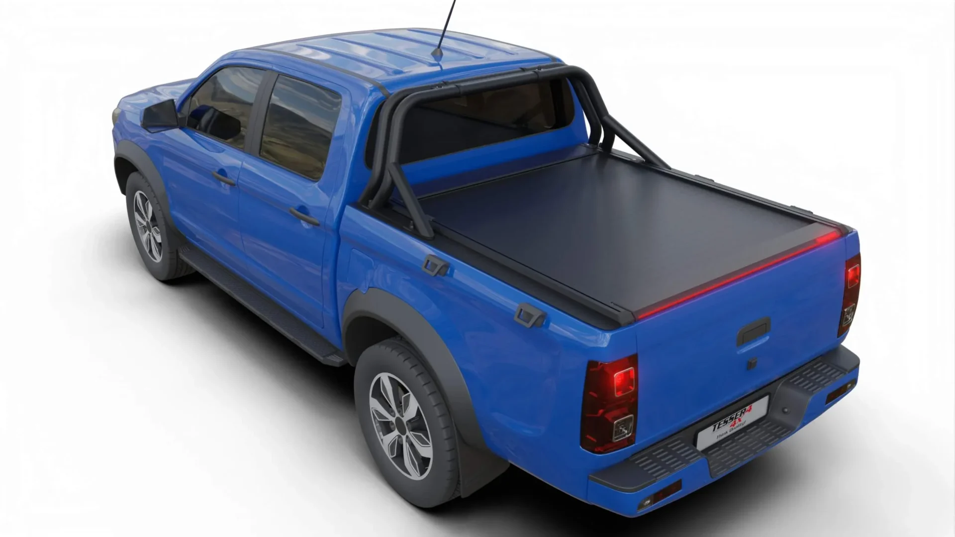 Laderaumabdeckung Tessera SE+ Rich 6 2021+ 005 Laderaumabdeckung Rollverdeck Tessera SE+ manuell für Dongfeng Rich 6 2021+ D/C TESS 1646 SE+ black matt