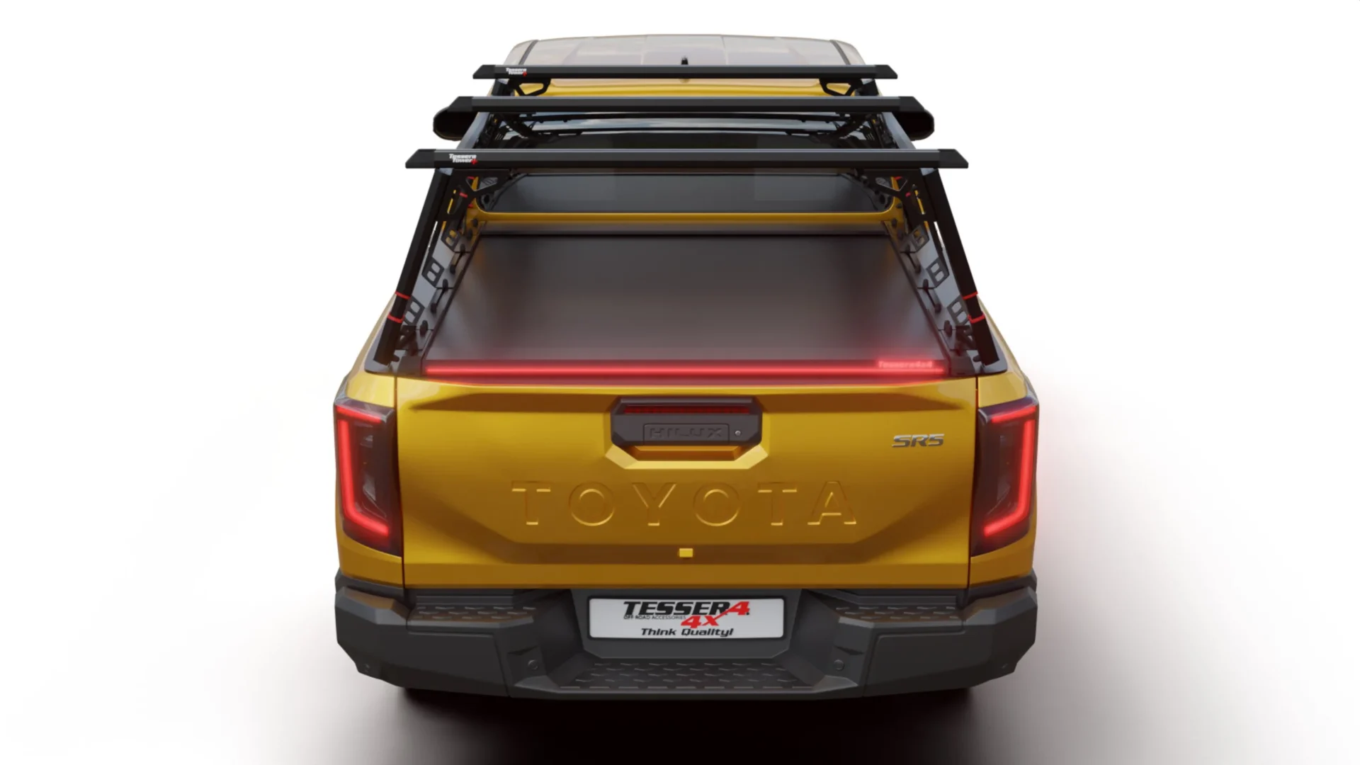 Laderaumabdeckung Tessera SE+ TESS 1665 SE+ Toyota Hilux (Travo) 2026+ 012 Laderaumabdeckung Rollverdeck Tessera SE+ manuell für Toyota Hilux Travo 2026+ D/C TESS 1665 SE+ black matt