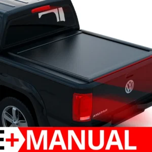 Laderaumabdeckung Rollverdeck Tessera SE+ manuell für Volkswagen Amarok 2010-2022 D/C niederländischen Version +30cm TESS 160111 SE+ black matt