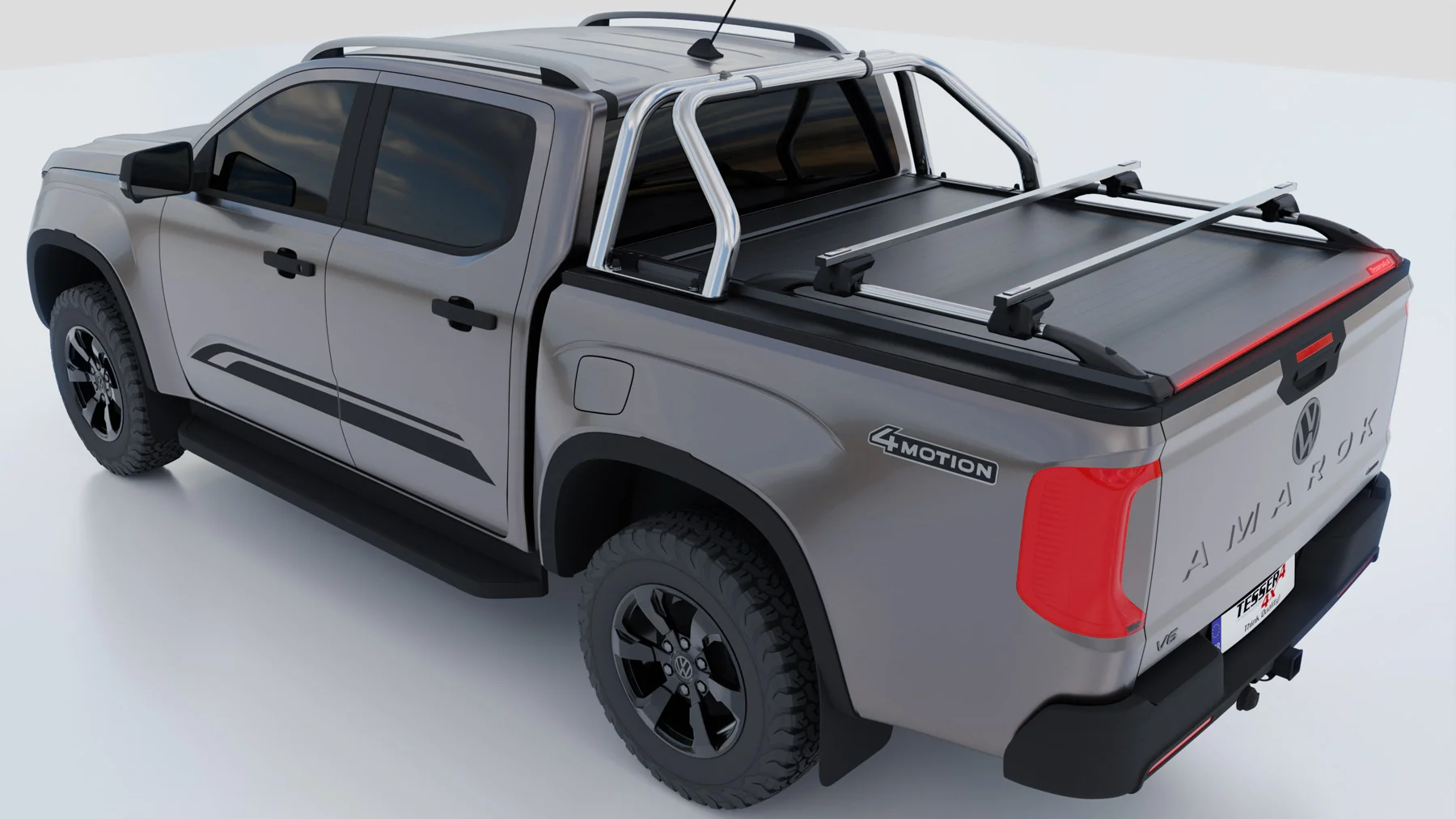 Laderaumabdeckung Tessera SE+ Volkswagen Amarok 2023+ LIFE_STYLE 010 Laderaumabdeckung Rollverdeck Tessera SE+ manuell für Volkswagen Amarok 2023+ (LIFE/STYLE) D/C TESS 16011 SE+ black matt