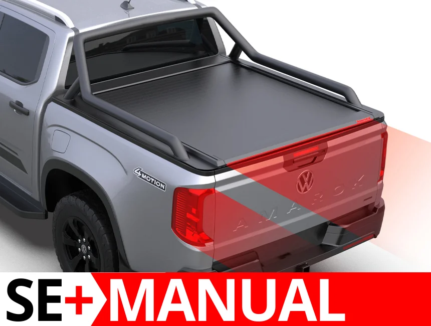 Laderaumabdeckung Tessera SE+ Volkswagen Amarok 2023+ PANAMERICANA 001 Laderaumabdeckung Rollverdeck Tessera SE+ manuell für Volkswagen PanAmericana 2023+ D/C TESS 16012 SE+ black matt