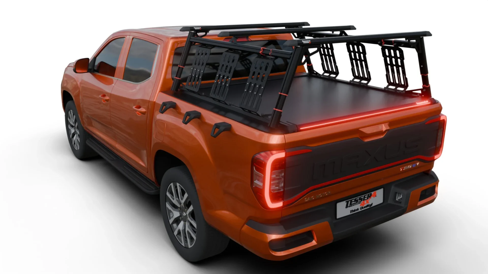 Laderaumabdeckung Rollverdeck Tessera SE+ manuell für Maxus T60 / T90 EV 2023+ D/C TESS 1645 SE+ black matt