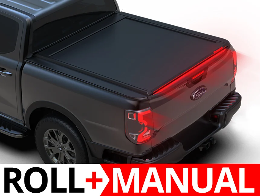 Tessera Roll+ Laderaumabdeckung Rollverdeck "Basic" für FORD Ranger (P703) XLT PHEV TESS 14062 ROLL black matt