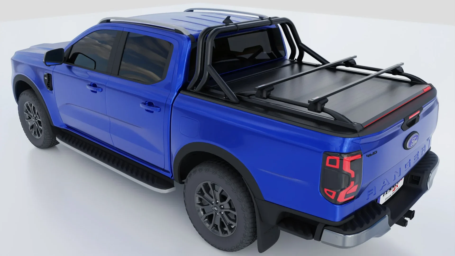 Tessera Roll+ Laderaumabdeckung Rollverdeck "Basic" für FORD Ranger (P703) XLT PHEV TESS 14062 ROLL black matt