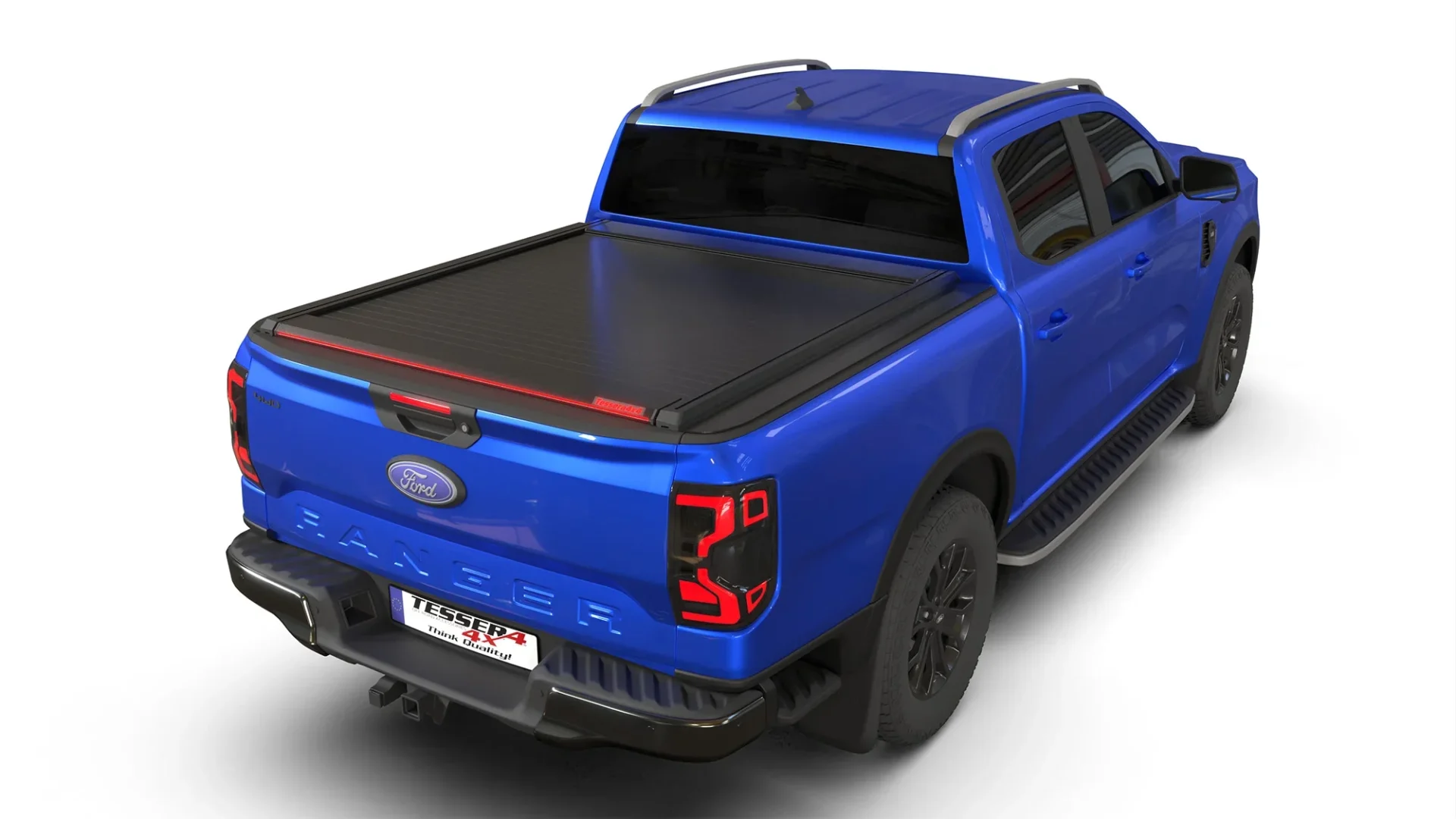 Tessera Roll+ Laderaumabdeckung Rollverdeck "Basic" für FORD Ranger (P703) XLT PHEV TESS 14062 ROLL black matt