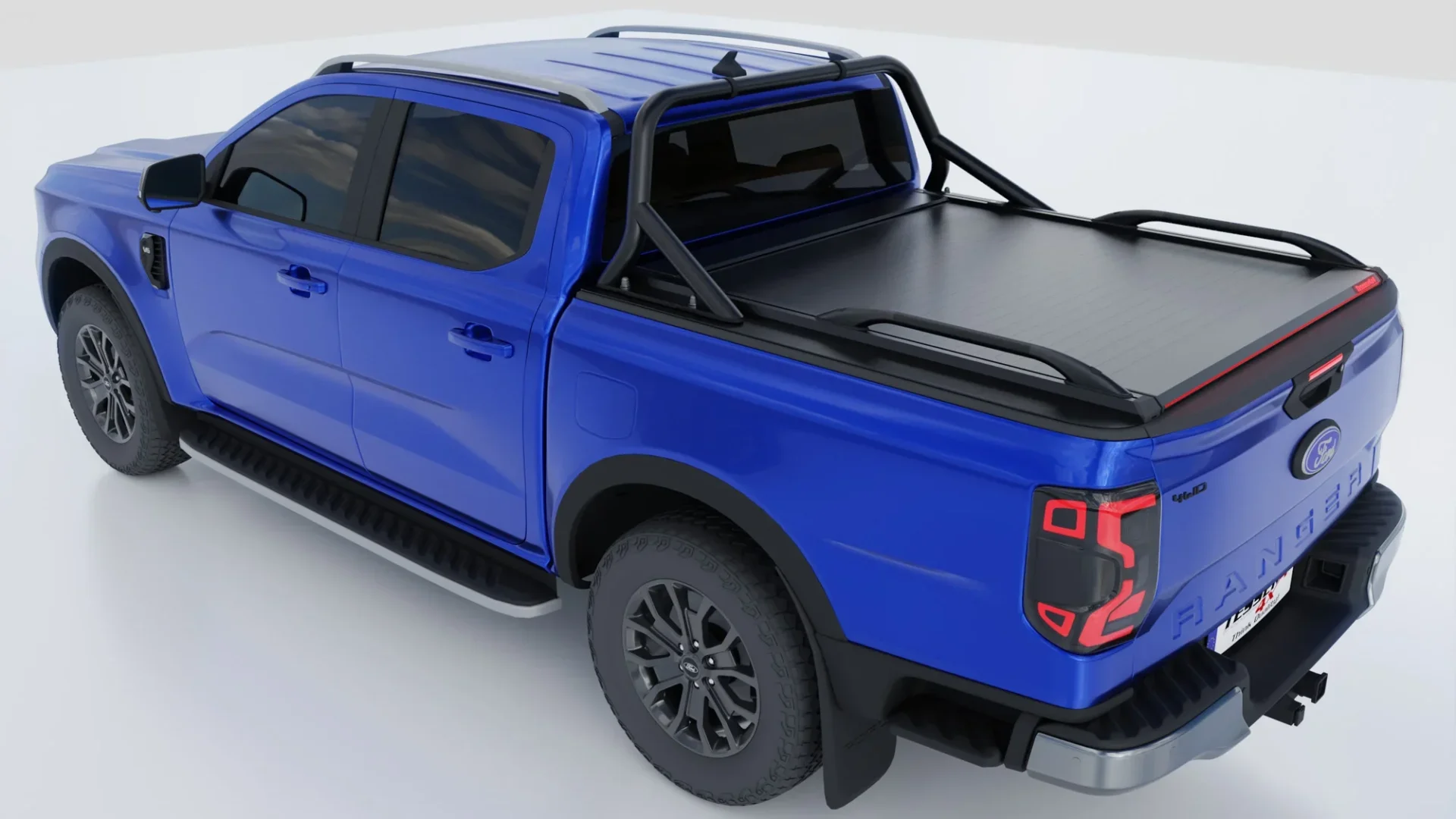 Tessera Roll+ Laderaumabdeckung Rollverdeck "Basic" für FORD Ranger (P703) XLT PHEV TESS 14062 ROLL black matt