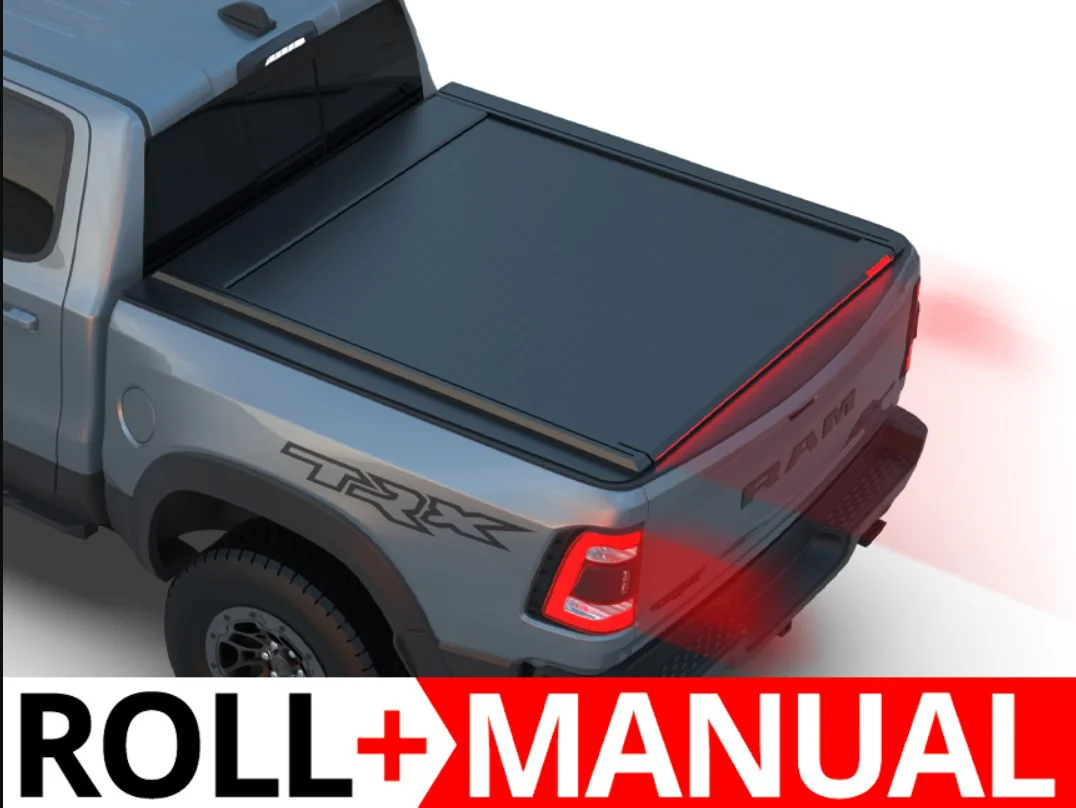 Tessera Roll+ Laderaumabdeckung Rollverdeck manuell "Basic" für Dodge RAM 2002-2008 6.4' feet (1500, 1500 TRX & 1500 CLASSIC) D/C TESS 14241 ROLL black matt