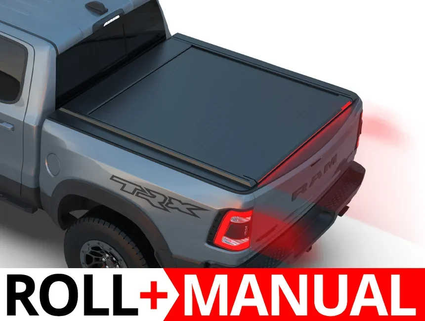Tessera Roll+ Laderaumabdeckung Rollverdeck manuell "Basic" für Dodge RAM 2500 / 3500 2010-2018 Long Bed 8' feet TESS 1450 ROLL black matt